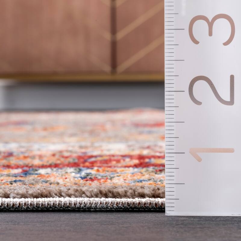 Nuloom Romee Medallion Tasseled Area Rug