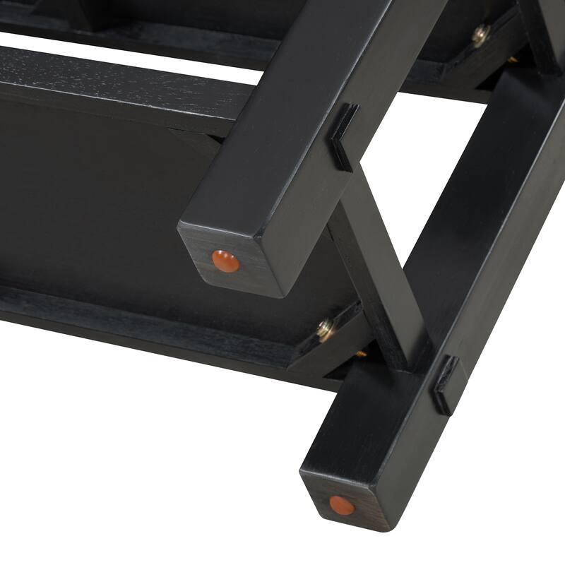 Console Table with Drawer and Two Sturdy Shelves for Entryway, Living Room