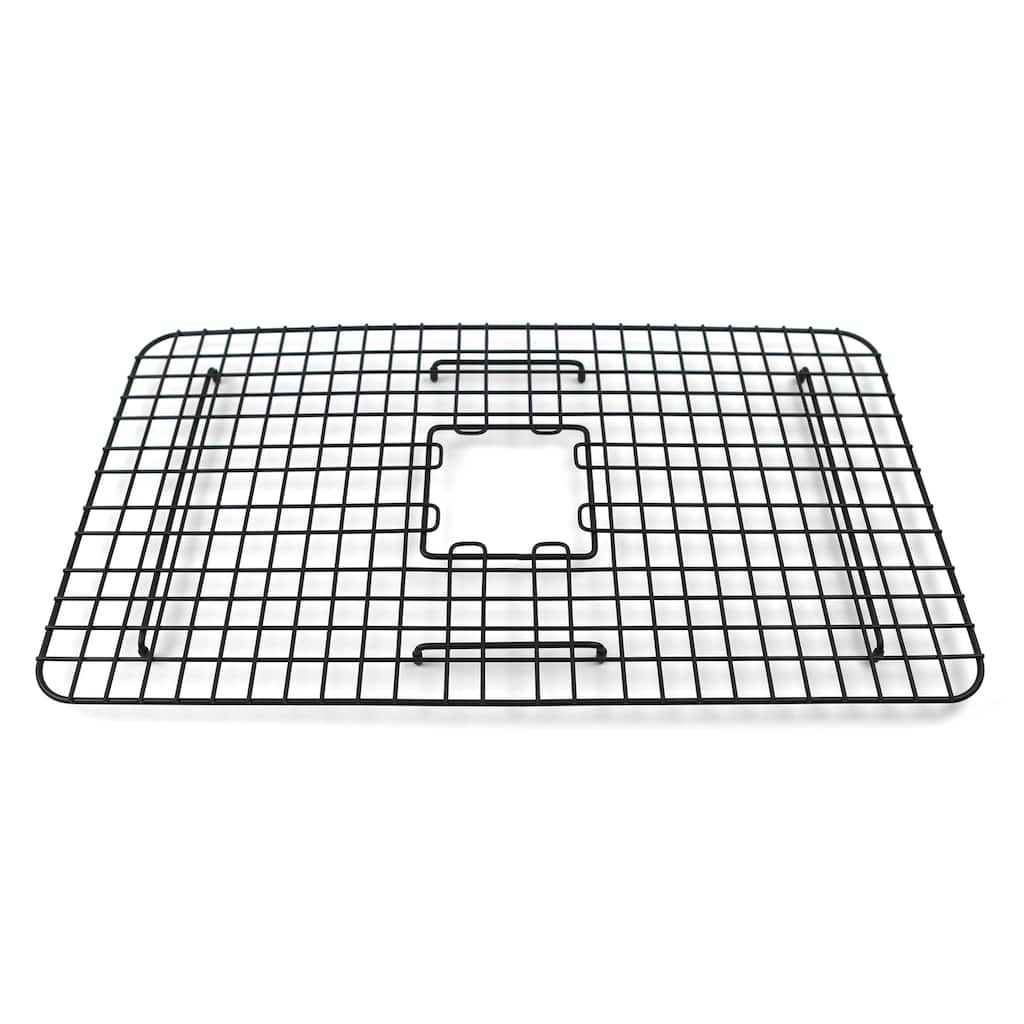 SinkSense Wren Matte Black 27" x 15" Kitchen Sink Bottom Grid