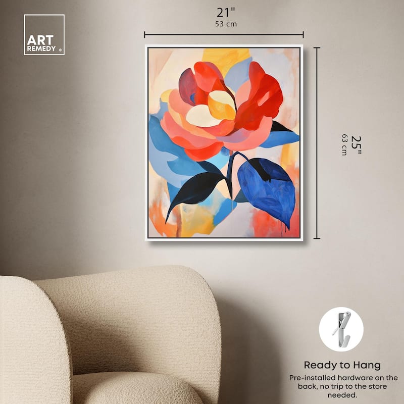 Chromatic Explosion I Canvas by Art Remedy
