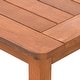 preview thumbnail 13 of 13, CorLiving Miramar Natural Hardwood Outdoor Bar Height Table
