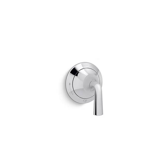 Kallista Script Volume Control Valve Trim Only with Lever Handle - - Chrome