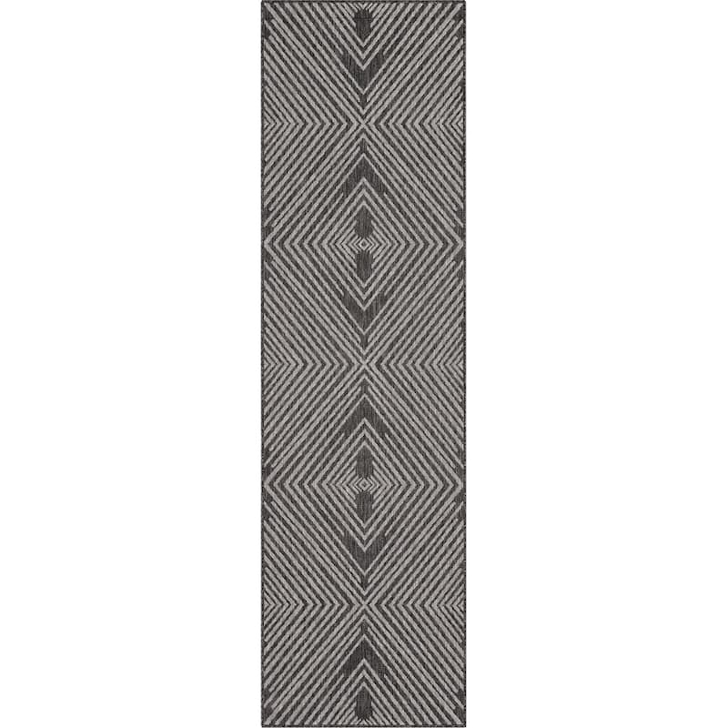 Well Woven Medusa Kesia Indoor Outdoor Striped Modern Area Rug