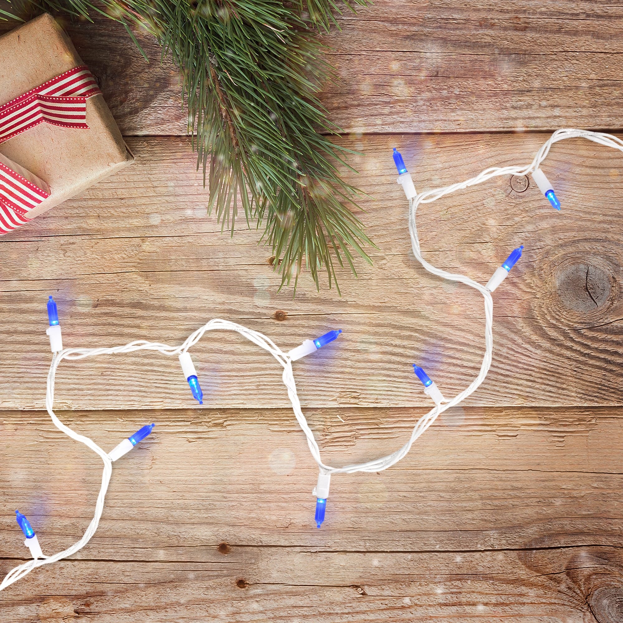 Blue led mini christmas lights online