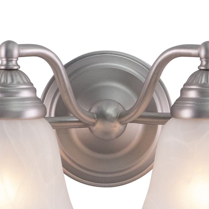 Standford 4 Light Brushed Nickel Bathroom Vanity Fixture - 26-in W x 7-in H x 7-in D