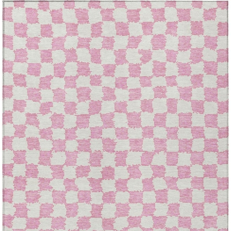 HomeRoots Geometric Transitional Rectangle Outdoor Rug