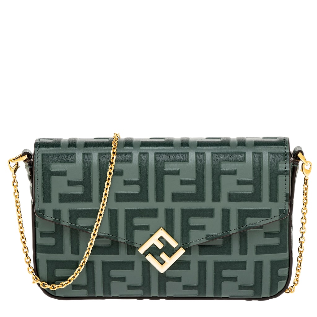 Fendi FF Diamonds Wallet on Chain