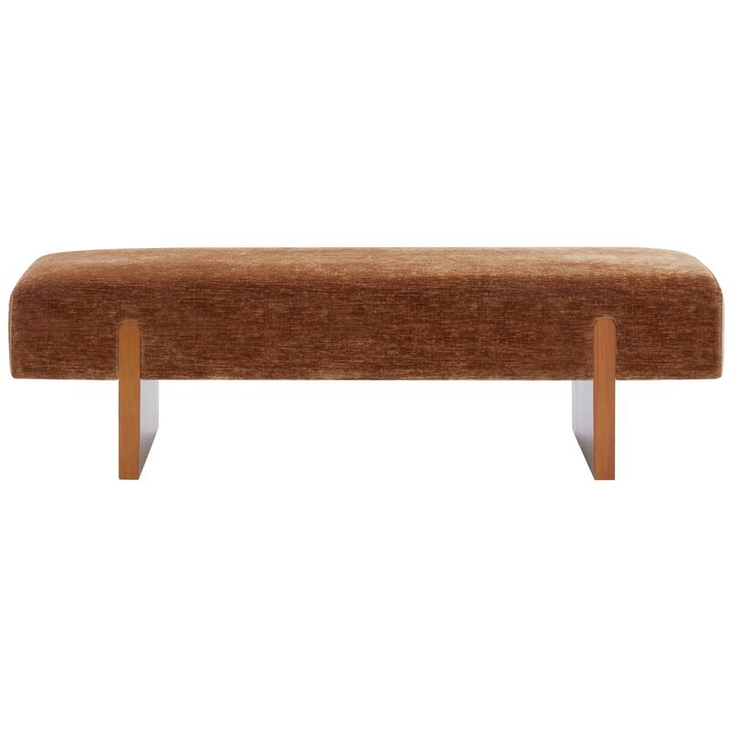 SAFAVIEH Couture Kandiss Mid-Century Modern Bench - 56"W x 18"D x 17"H