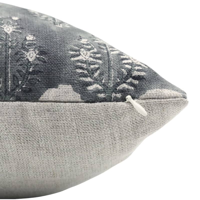 Fabdivine Black Thick Linen Cushion Cover for Dining Room, Neelgagan