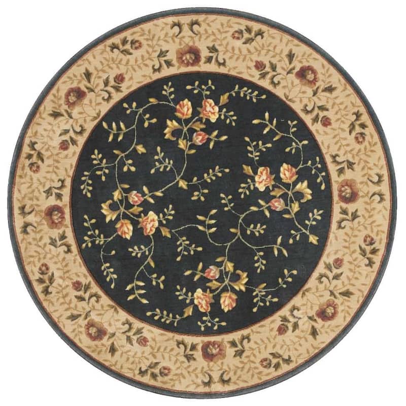 Nourison Somerset Abrash Bordered Floral Area Rug