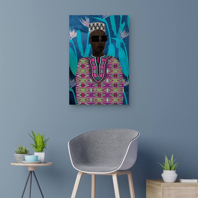 Afro Pop King by Studio Arts Canvas Art Print