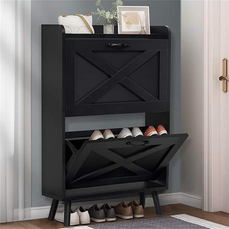 Shoe Rack Organizer - 6.7"D x 23.6"W x 34.6"H