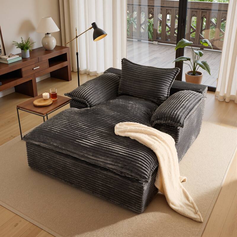 OVIOS Multifunctional Modular Cloud-Like Sofa - Grey