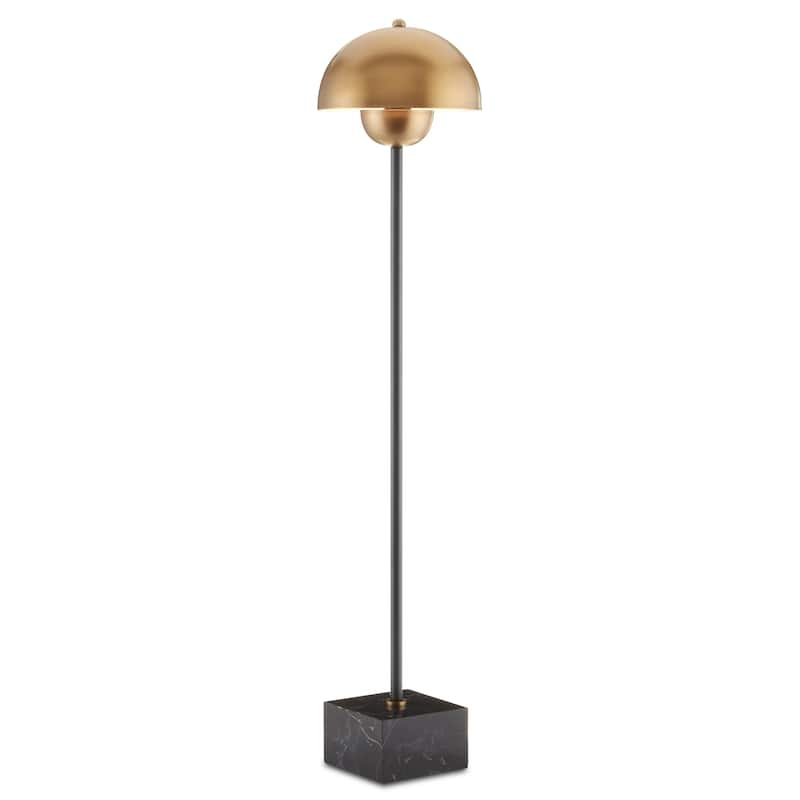 Currey & Company La Rue Brass Table Lamp - 36"h x 8"dia