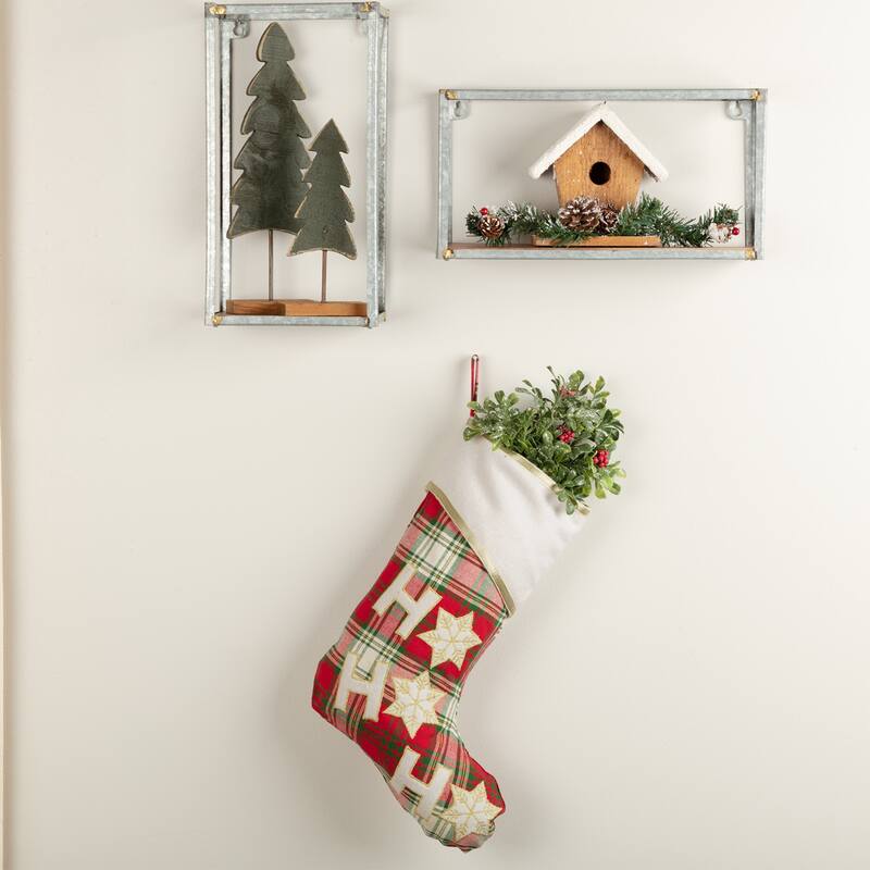 HO HO Holiday Stocking - 15x11