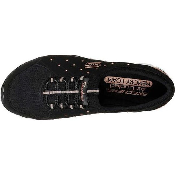 skechers memory foam womens gold