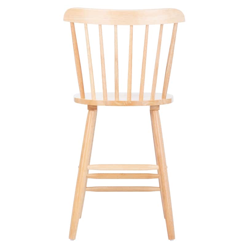 SAFAVIEH Arra 24-inch Spindle Farmhouse Counter Stool (Set of 2) - 19.9" x 20.1" x 43.1" - 20"W x 20"D x 38"H