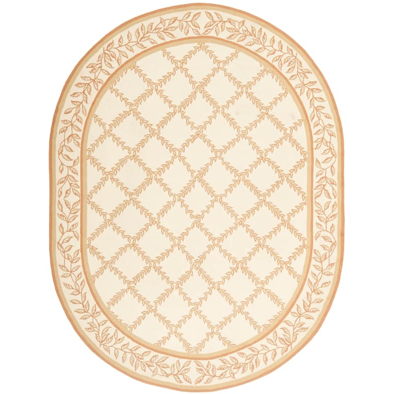 SAFAVIEH Handmade Chelsea Kimber Trellis French Country Wool Rug
