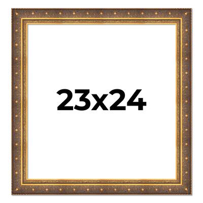 23x24 Frame Vintage Gold Solid Wood Picture Frame | 2.5 Inch Moulding
