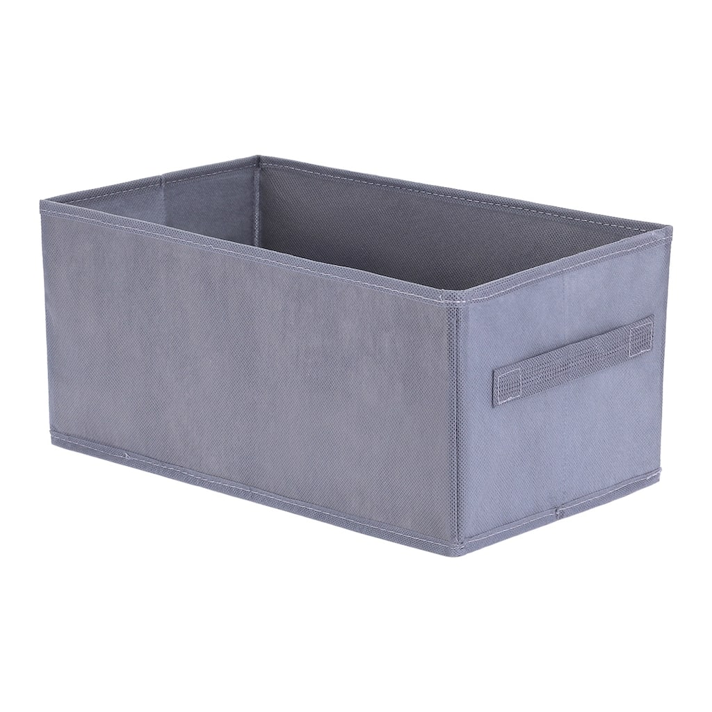 Storage Cube, Fabric Storage Bin with Handles, 1 Pack Storage Basket - Grey