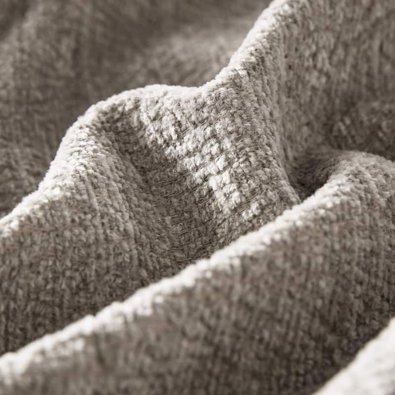 Huimo Modern round wooden tray Ottoman with Storage - Multi