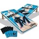 preview thumbnail 1 of 5, Miami Marlins MLB 2x4 Cornhole Board Set Include Carrying Case