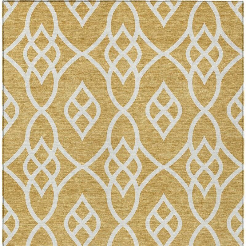 HomeRoots Trellis Transitional Rectangle Outdoor Rug