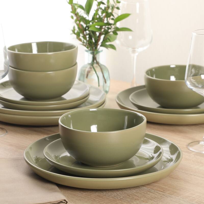 Gibson Home Rockaway 12pc Dinnerware set