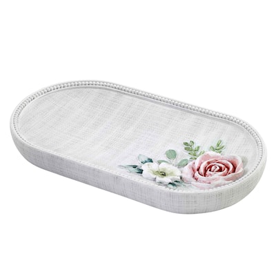 Avanti Linens Spring Garden Tray - White