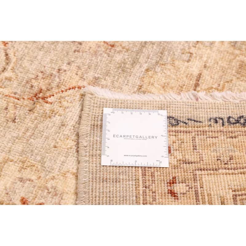 ECARPETGALLERY Hand-knotted Chobi Finest Light Grey Wool Rug - 5'2 x 7'0