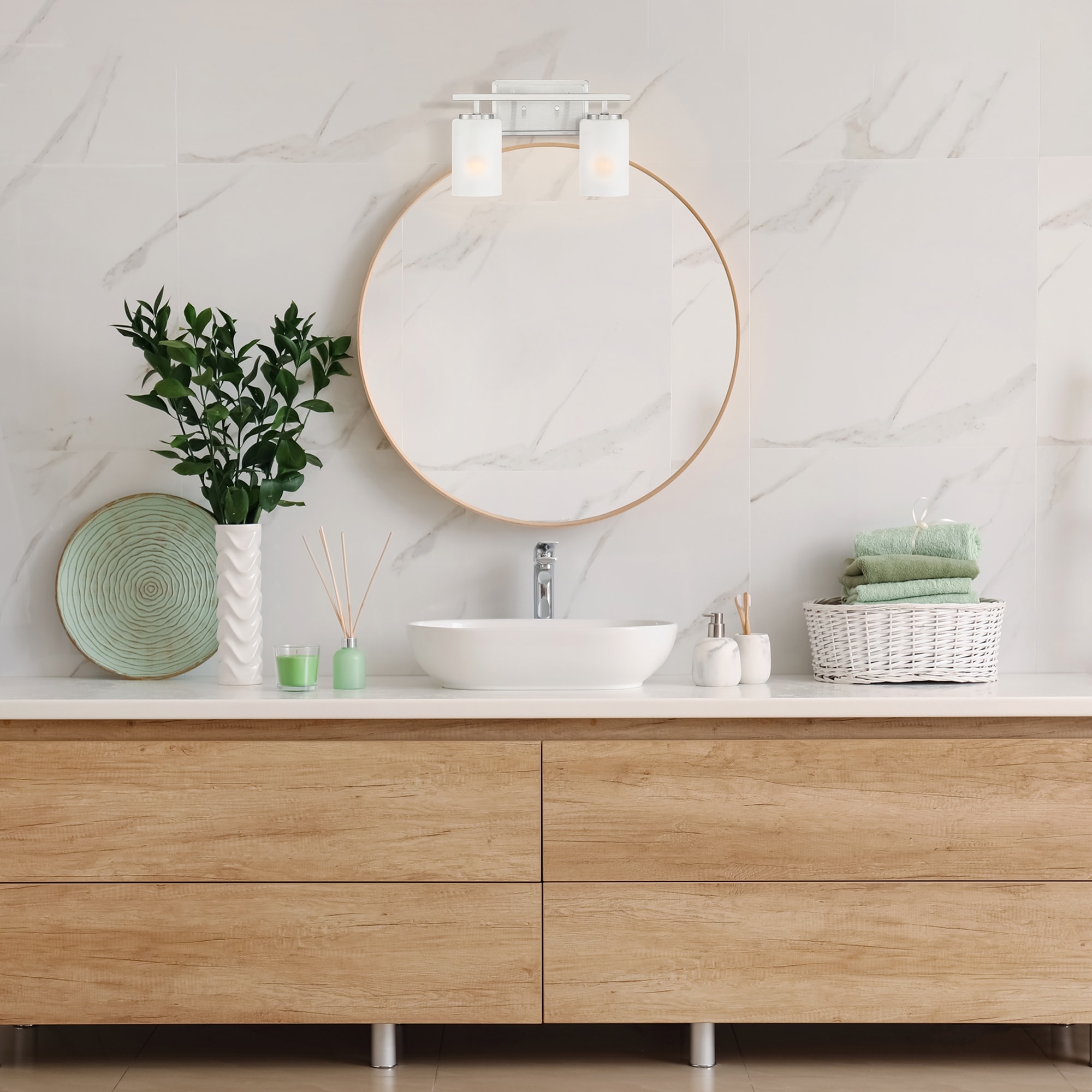 Designers Fountain 2 Light Vanity - 14