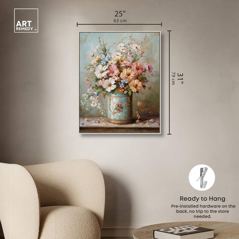 Verse in Violets Canvas by Art Remedy
