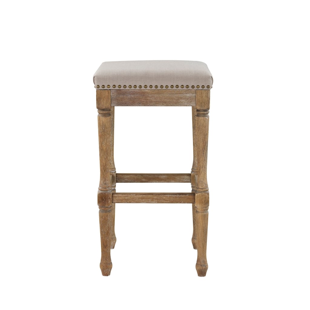 Walker 30'' Accent Stool, Gray (Set of 2)