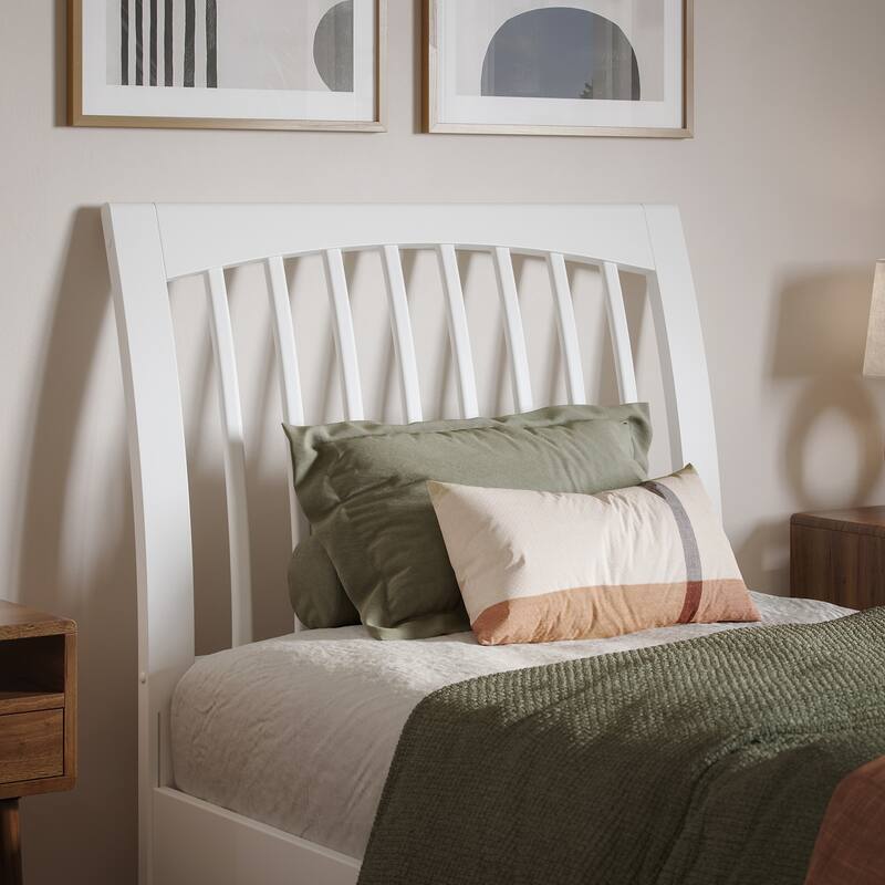 Orleans Solid Wood Low Profile Sleigh Platform Bed