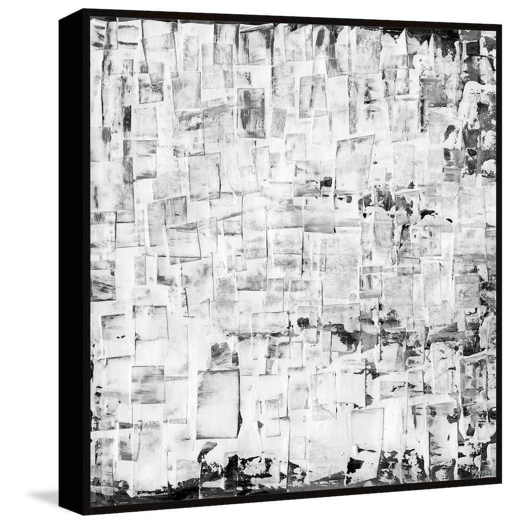 Pile Up Floater Framed Print on Canvas