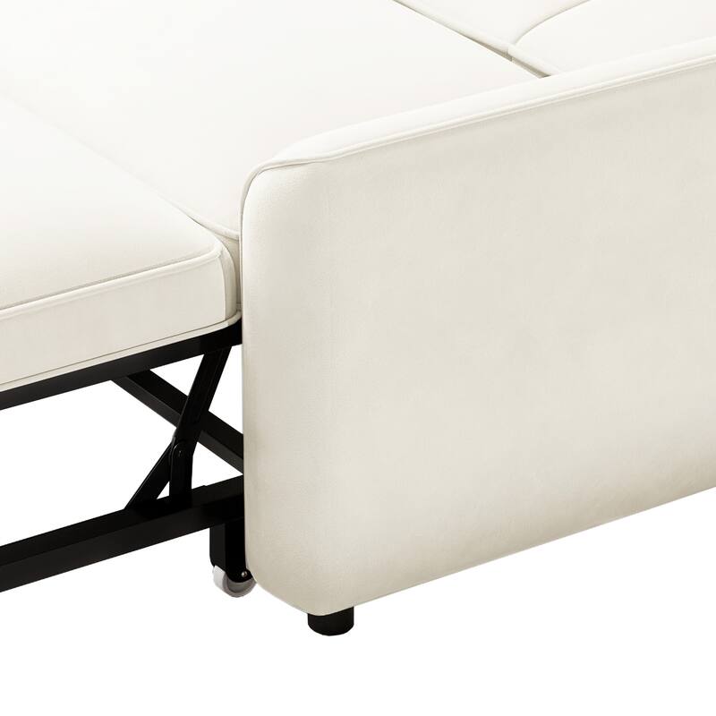 Moasis 3-in-1 Adjustable Sleeper Sofa Bed, Pull Out Chair Sofa for Living Room