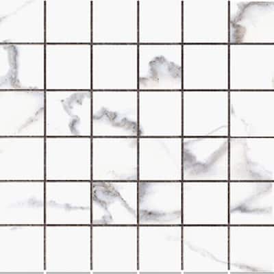 Albuquerque 2x2 Calacatta Matte Porcelain Mosaic Tile - Floor, Wall, Backsplash