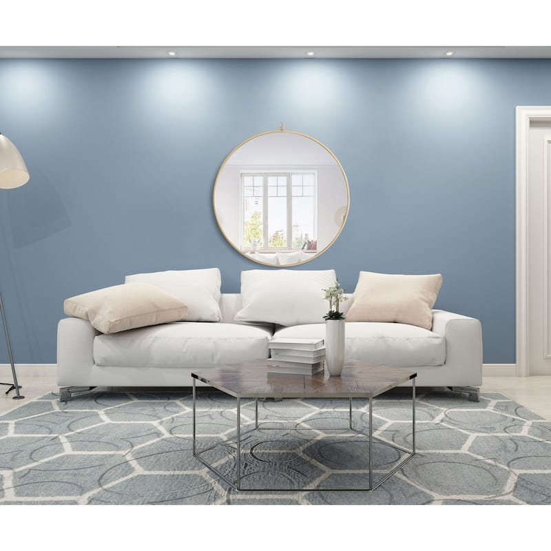 Elegant Lighting Eternity 32" Diameter Circular Metal Framed Wall