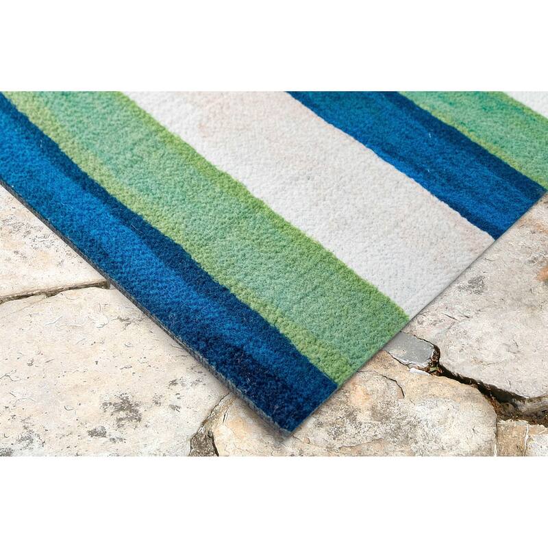 Liora Manne Visions II Painted Stripes Indoor/ Outdoor Area Rug