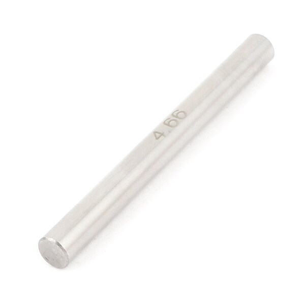 Silver Tone Tungsten Steel Round Turning Boring Lathe Bars 4.66mm x 50mm