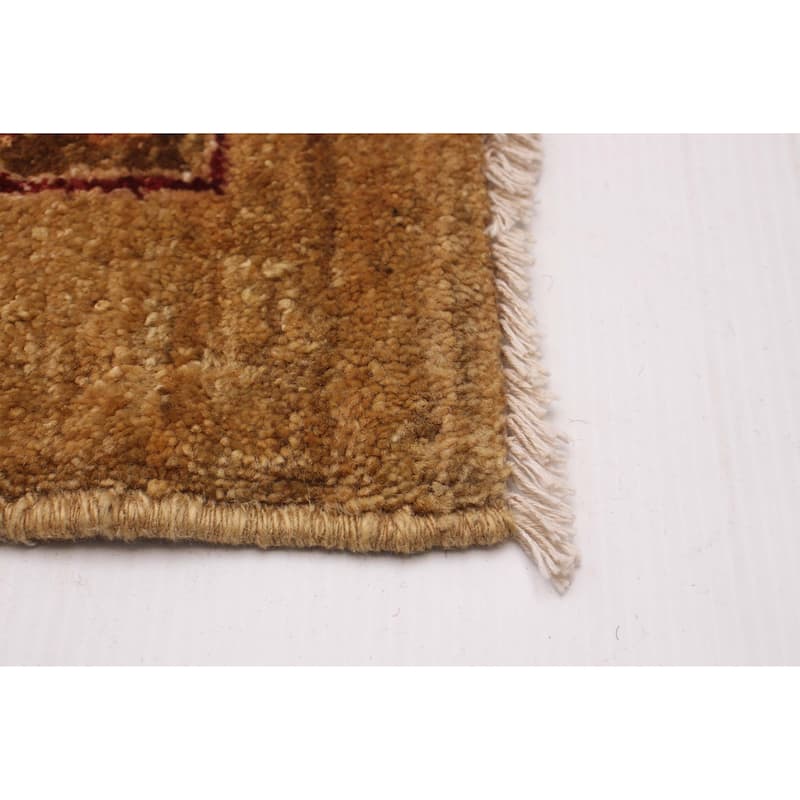 ECARPETGALLERY Hand-knotted Chobi Finest Brown Wool Rug - 9'10 x 14'4