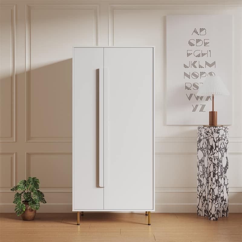 Armoire with 2 Doors with Handle for bedroom