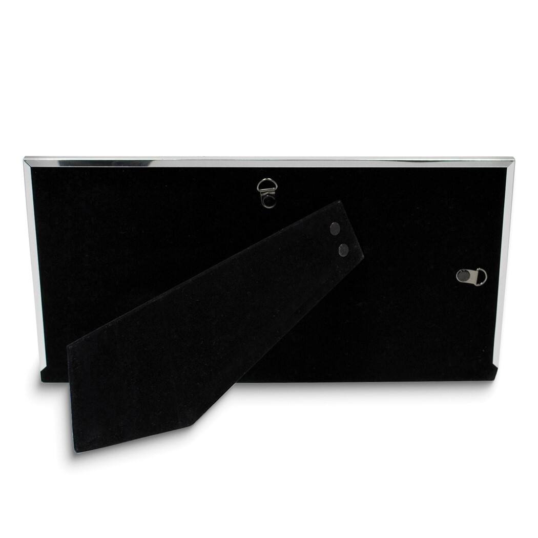 Curata Metro Brushed SilverTone Triple 4x6 Photo Frame Bed Bath