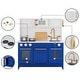 preview thumbnail 4 of 9, Teamson Kids - Little Chef Berlin Modern Play Kitchen - White / Blue - 34.02" L x 11.73" W x 37.24" H