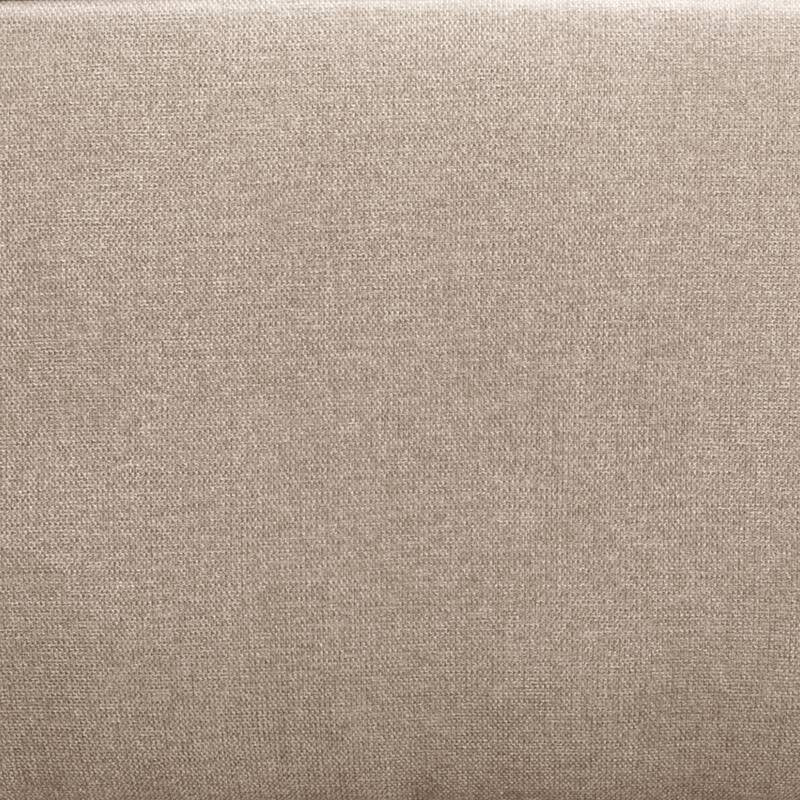 Lilou 77" Fabric or Velvet 3 Seater Sofa Sofa with Antique Brass Metal Legs