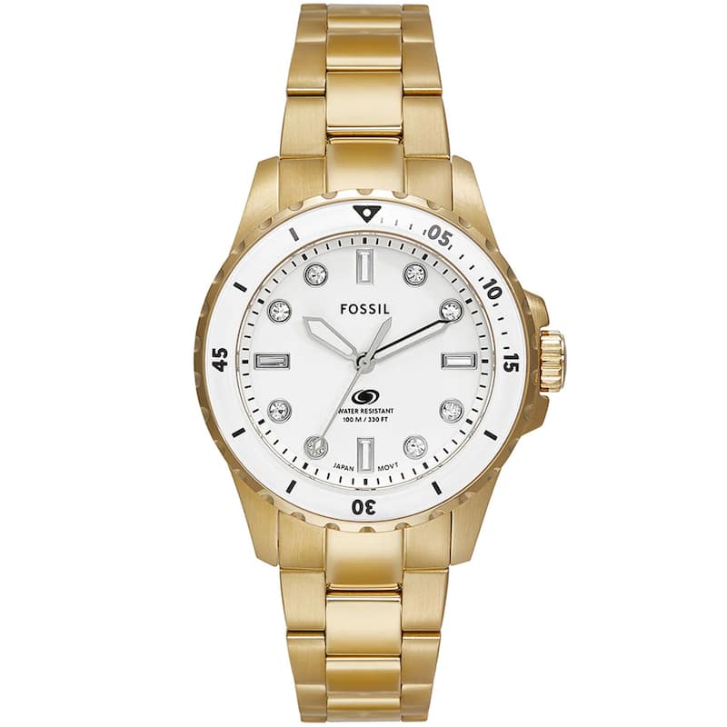 Fossil Women's Blue Dive White Dial Watch - ES5350 - 6 (36)