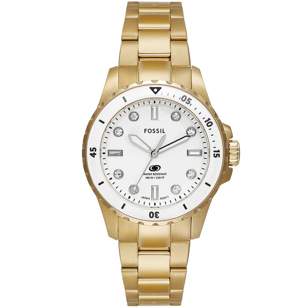 Fossil Women's Blue Dive White Dial Watch - ES5350 - 6 (36)