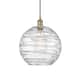 Option Antique Brass / Clear Deco Swirl