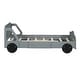 preview thumbnail 15 of 28, White Car Platform Bed with Safety Rails & Wheels - Fun for Kids