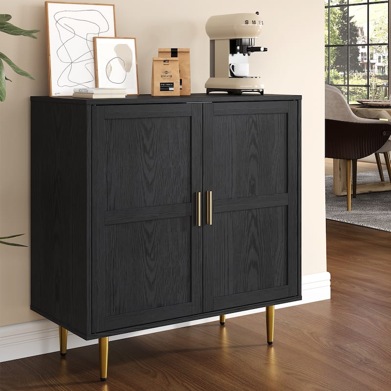 2-Door Storage Cabinet with Adjustable Shelves